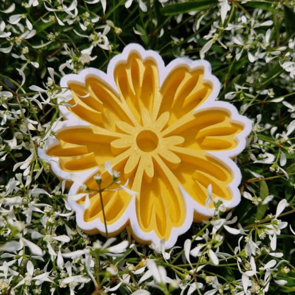 STL 3D Druck Datei Insektentränke Blume Blümchen Blatt für 8mm & 10mm Stäbe Bienentränke Schmetterlingtränke Garten Blumentopf Bambu Sommer – Bild 15