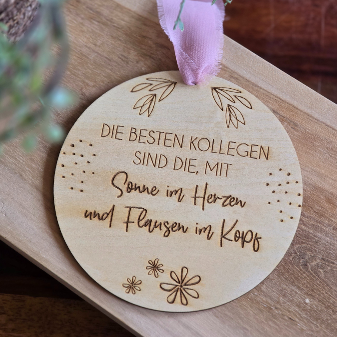 SVG Datei 3 Designs Schilder Kollegen Lieblings Kollegin Arbeitskollegen Abschied Kollege Arbeit Büro Holzscheibe – Bild 3