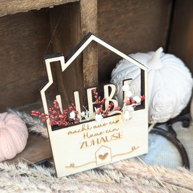 6 Designs Häuser zum füllen mit Blumen oder Geld Zuhause Heimat Home Freundschaft Deko Danke SVG Laserdatei Lasercut – Bild 28