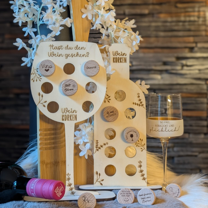 SVG Laserdatei Weinkorkenständer 3mm und 4mm Halter für Korken Wein SB Lädchen Schrankladen Präsenter SVG Datei – Bild 4