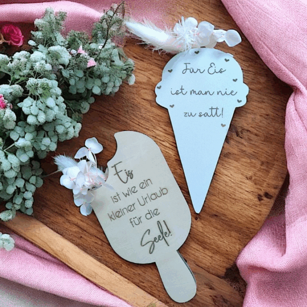 SVG Laser Datei Eis 6 Designs Gutscheinverpackung Geldgeschenk Gutscheine Geschenkidee Sommer SVG Datei – Bild 4