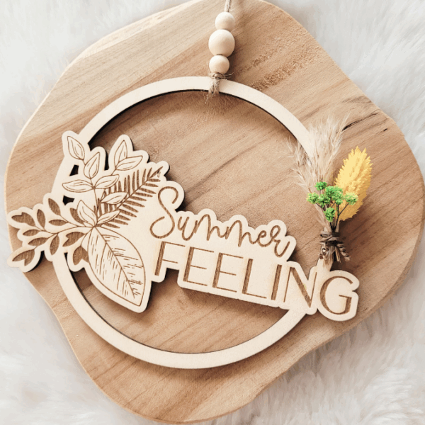 SVG Laserdatei Kranz 2er Set Kränze Summer Feeling Geschenkidee SVG Datei – Bild 17