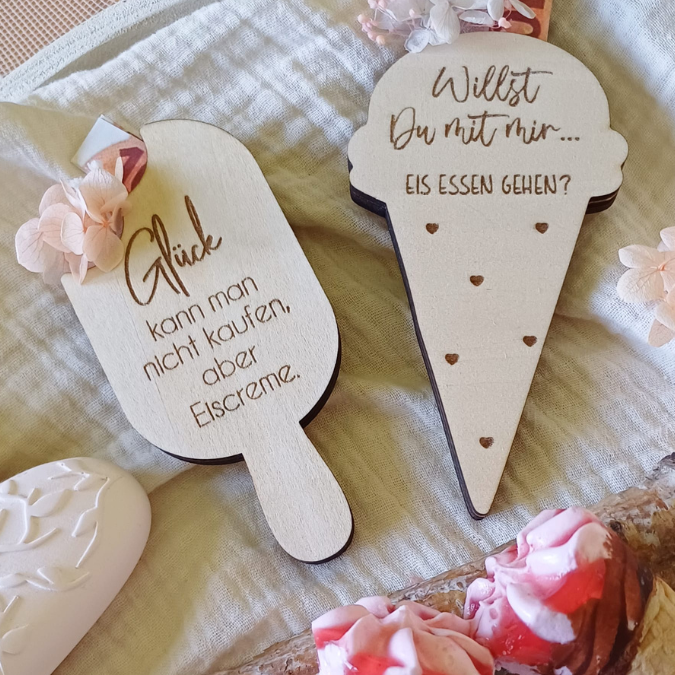 SVG Laser Datei Eis 6 Designs Gutscheinverpackung Geldgeschenk Gutscheine Geschenkidee Sommer SVG Datei – Bild 3