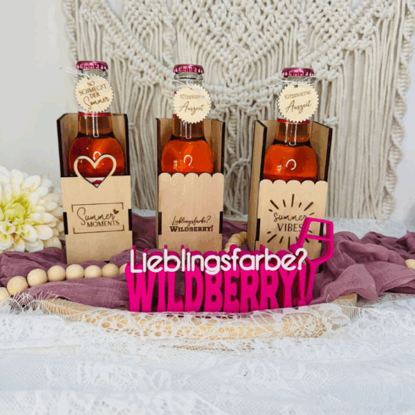 SVG Laserdatei 3 mm & 4mm Geschenkbox für kleine Lillet Aperol Flaschen Flaschenbox Summermoments Little Things Spritztour SVG Datei – Bild 25