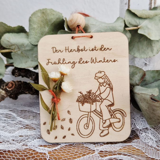 SVG Datei 2 Designs Schilder Holzscheiben Herbst Laserdatei Fahrrad Herbstzauber Herbstliebe Herbstvibes – Bild 11