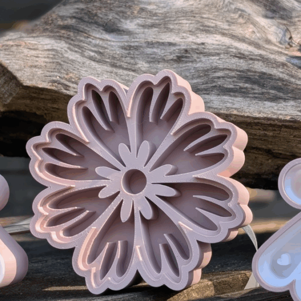 STL 3D Druck Datei Insektentränke Blume Blümchen Blatt für 8mm & 10mm Stäbe Bienentränke Schmetterlingtränke Garten Blumentopf Bambu Sommer – Bild 7