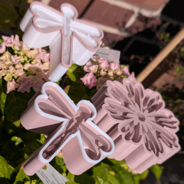 STL 3D Druck Datei Insektentränke Libelle für 8mm & 10mm Stäbe Bienentränke Schmetterlingtränke Garten Blumentopf Bambu Sommer – Bild 10