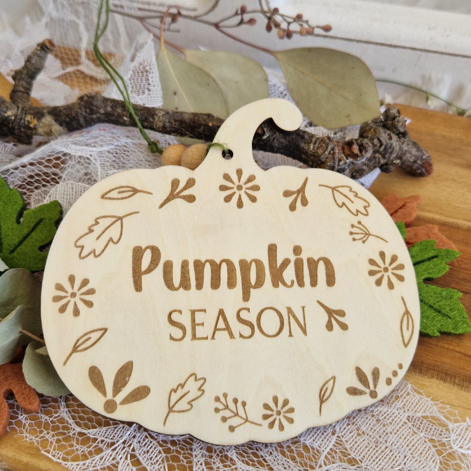 SVG Laser Herbst Datei Sonnenfänger Aufhänger Anhänger Herbst mit floralen Mustern Pumpkin season Kürbis Boho Skandi Laserdatei SVG Datei – Bild 21