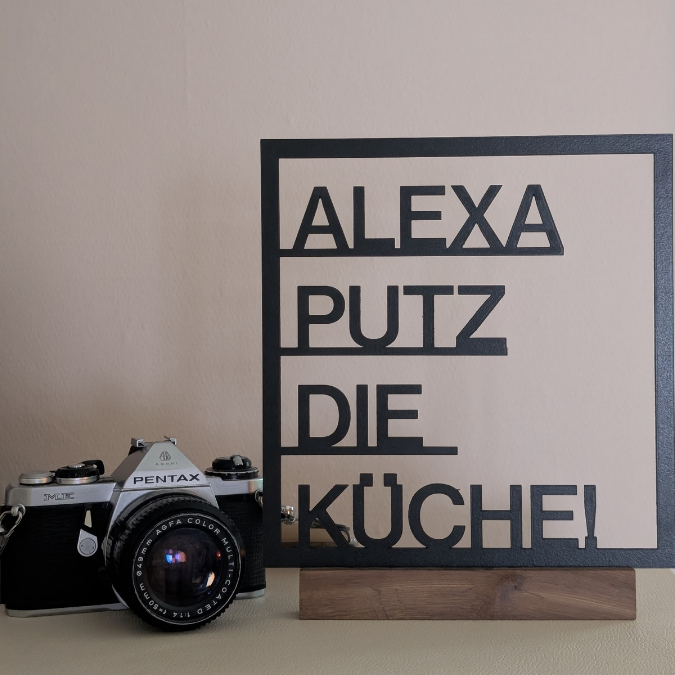 SVG Laserdatei Wanddeko Wandbilder Wandbild Rahmen ALEXA putz das Bad & Alexa putz die Küche SVG Datei – Bild 15