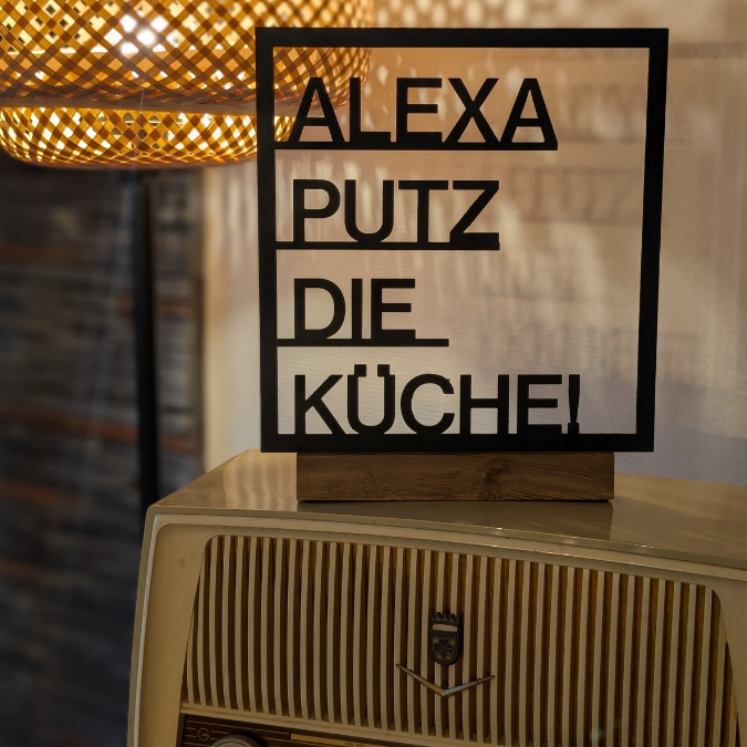 SVG Laserdatei Wanddeko Wandbilder Wandbild Rahmen ALEXA putz das Bad & Alexa putz die Küche SVG Datei – Bild 16