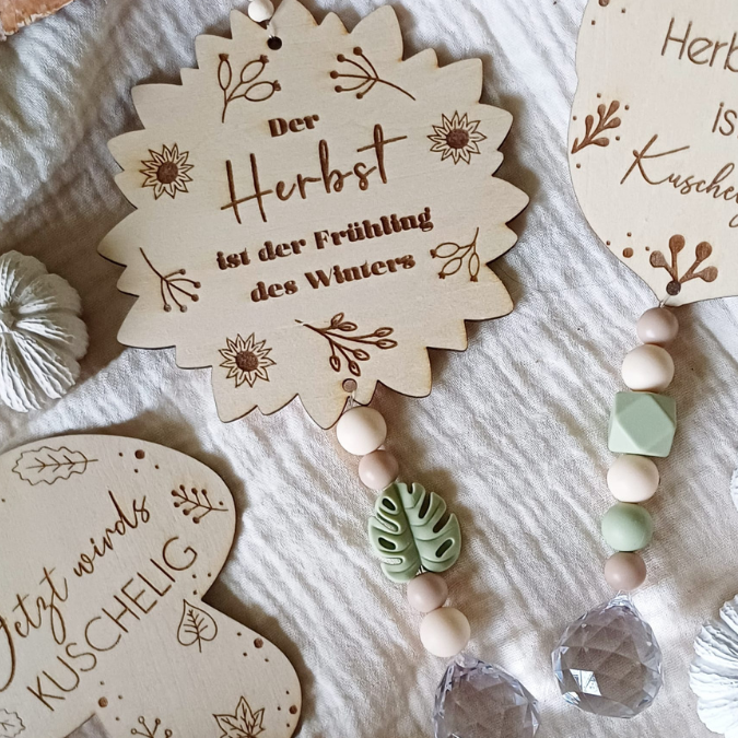 SVG Laser Herbst Datei Sonnenfänger Aufhänger Anhänger Herbst mit floralen Mustern Pumpkin season Kürbis Boho Skandi Laserdatei SVG Datei – Bild 33