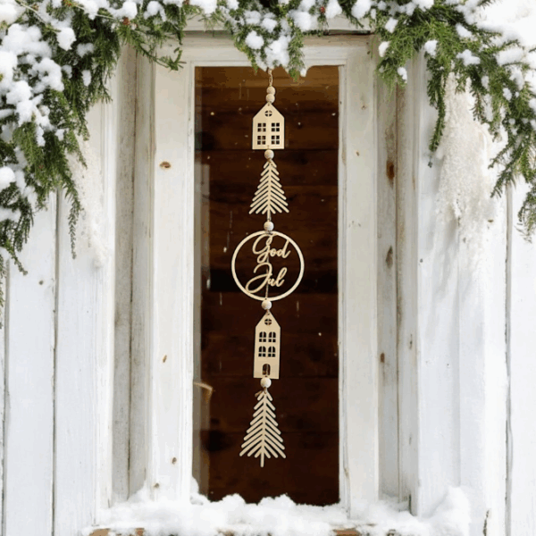 SVG Laser Datei Winter Skandi Scandi Aufhänger Anhänger Deko für Wand und Fenster Sonnenfänger Hej Scandinavian Deko Geschenkanhänger – Bild 19