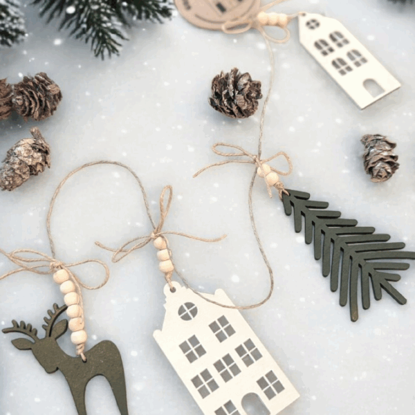 SVG Laser Datei Winter Skandi Scandi Aufhänger Anhänger Deko für Wand und Fenster Sonnenfänger Hej Scandinavian Deko Geschenkanhänger – Bild 20