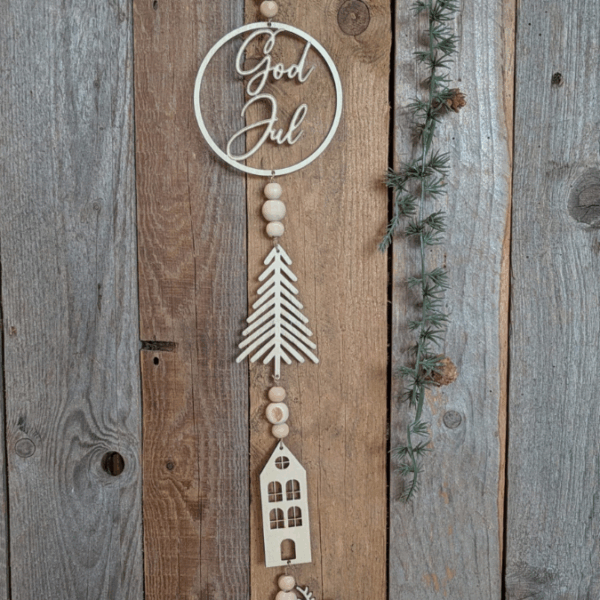 SVG Laser Datei Winter Skandi Scandi Aufhänger Anhänger Deko für Wand und Fenster Sonnenfänger Hej Scandinavian Deko Geschenkanhänger – Bild 6