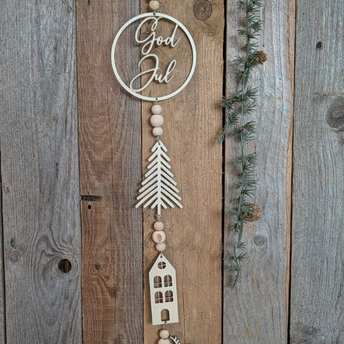 SVG Laser Datei Winter Skandi Scandi Aufhänger Anhänger Deko für Wand und Fenster Sonnenfänger Hej Scandinavian Deko Geschenkanhänger – Bild 6