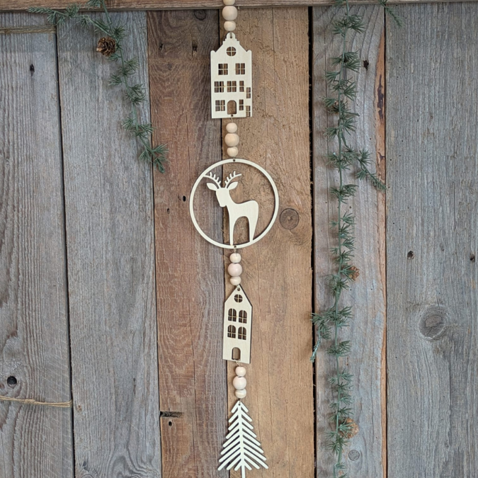 SVG Laser Datei Winter Skandi Scandi Aufhänger Anhänger Deko für Wand und Fenster Sonnenfänger Hej Scandinavian Deko Geschenkanhänger – Bild 12