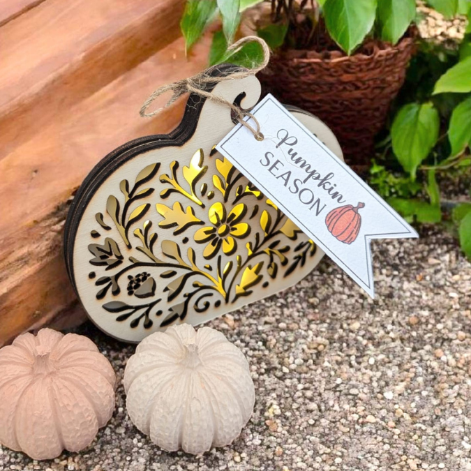 SVG Laser Herbst Datei Kürbis Lichtkürbis für Transparentpapier Lichterkette Lichtdatei Leuchtdatei Laserdatei SVG Datei – Bild 18