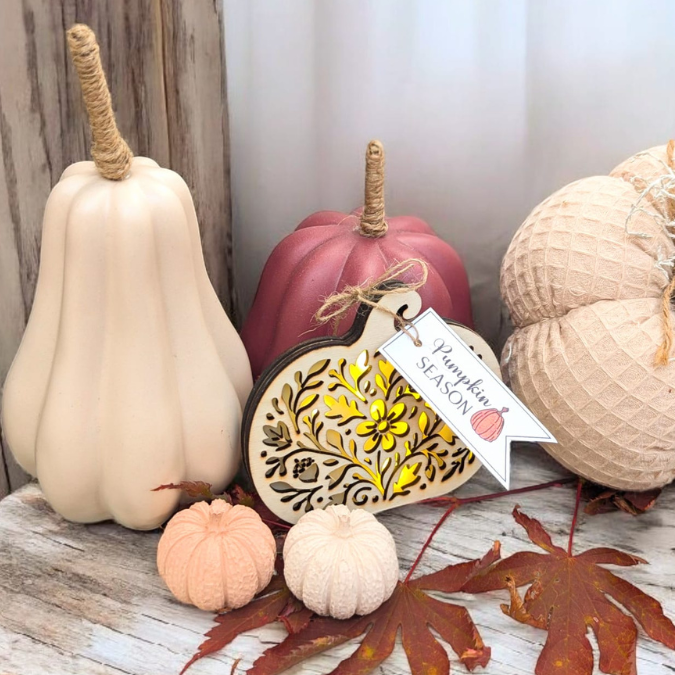 SVG Laser Herbst Datei Kürbis Lichtkürbis für Transparentpapier Lichterkette Lichtdatei Leuchtdatei Laserdatei SVG Datei – Bild 15