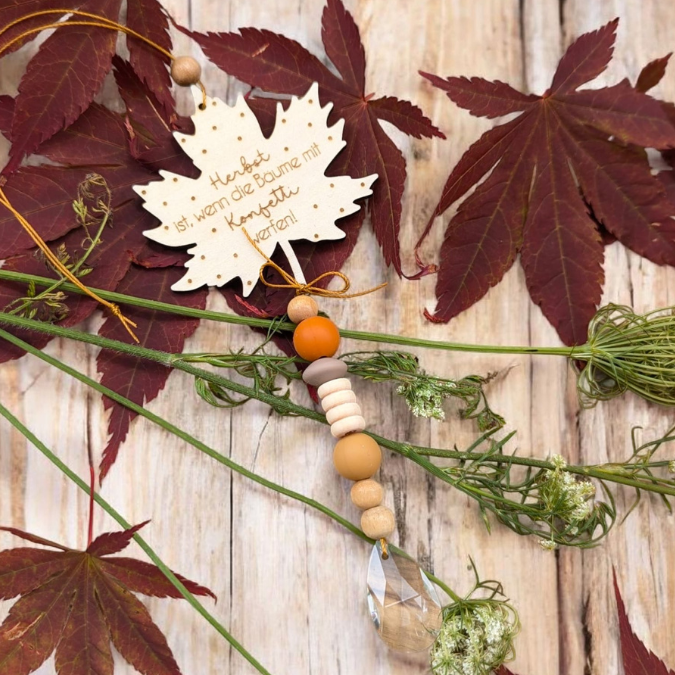 SVG Laser Herbst Datei Sonnenfänger Aufhänger Anhänger Herbst mit floralen Mustern Pumpkin season Kürbis Boho Skandi Laserdatei SVG Datei – Bild 3