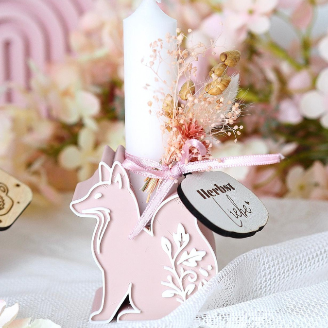 STL 3D Druck Datei Herbst Motive für Reagenzglas Blumen Kerzen oder Geld Autumn Herbstglück Herbstdeko Geschenkidee Fuchs Blatt Kürbis Igel – Bild 5
