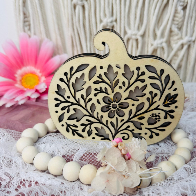 SVG Laser Herbst Datei Kürbis Lichtkürbis für Transparentpapier Lichterkette Lichtdatei Leuchtdatei Laserdatei SVG Datei – Bild 7