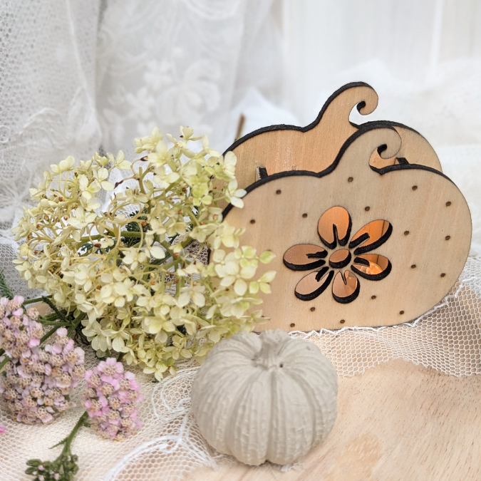 SVG Laser Herbst Datei Minis für Lichtkugeln LED Licht Igel Kürbis Boho Skandi Herbstin der Tüte geschenkidee Laserdatei SVG Datei – Bild 7