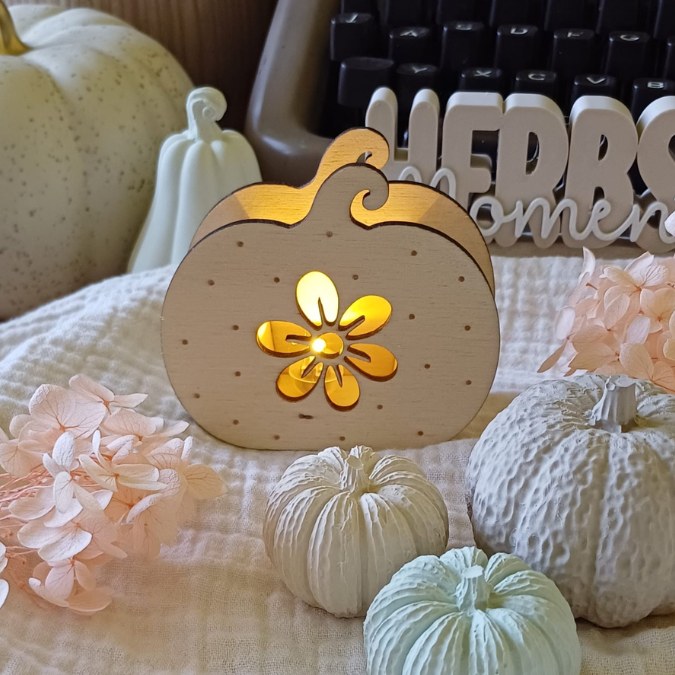 SVG Laser Herbst Datei Minis für Lichtkugeln LED Licht Igel Kürbis Boho Skandi Herbstin der Tüte geschenkidee Laserdatei SVG Datei – Bild 17