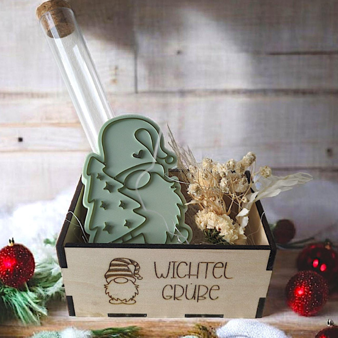 3mm und 4mm Wichtelbox Geschenkbox für Kleinigkeiten Wichtel Wichtelgeschenk SVG Laser Datei Weihnachten Wichtelidee Geschenkidee wichtelig – Bild 12