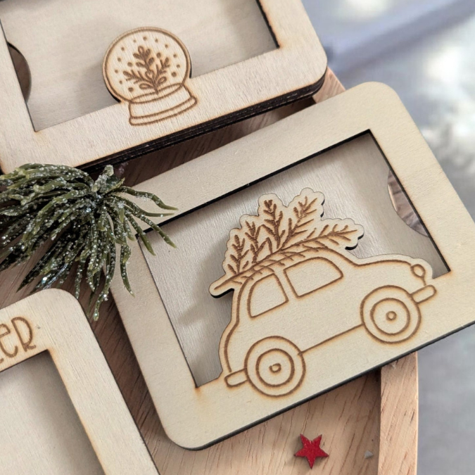 Laserdatei Verpackung für Gutscheinkarten Gutscheine 12 Designs Geld Weihnachten Nikolaus Christkind Geldgeschenk Wunschgutschein SVG Datei – Bild 25
