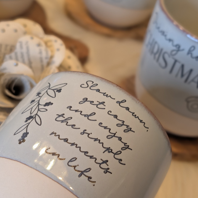 Christmas SVG Laser Datei Gravur Weihnachtsdatei Laserdatei Plotterdatei Weihnachtsgravuren english quotes Cozy slow down christmasfeeling – Bild 14