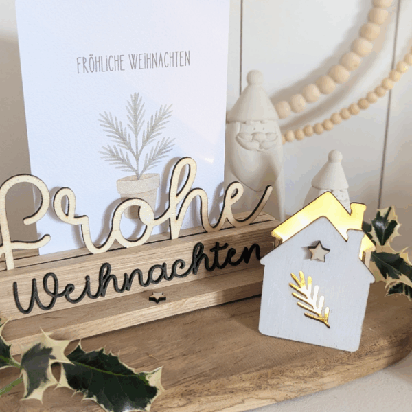 SVG Laserdatei 6 Designs Häuser Mini Haus zum füllen mit Blumen, Geld oder Ballonlicht Weihnachten Winter Mitbringsel SVG-Datei – Bild 6