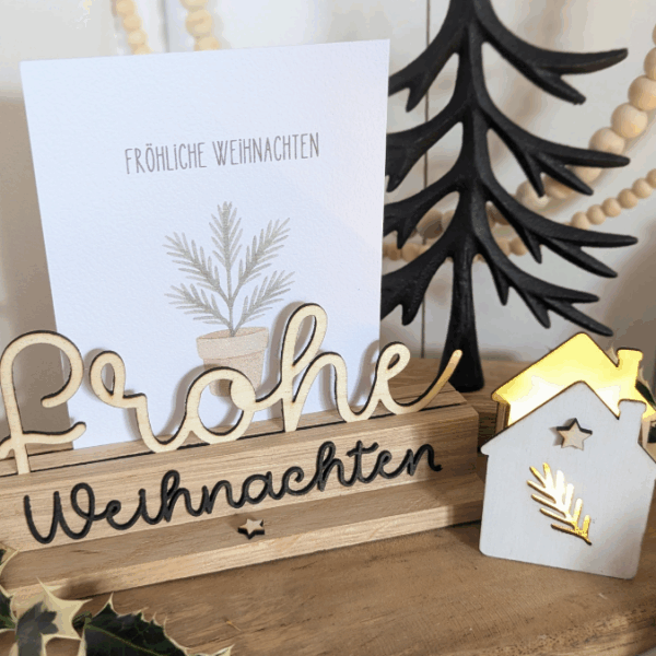 SVG Laserdatei 6 Designs Häuser Mini Haus zum füllen mit Blumen, Geld oder Ballonlicht Weihnachten Winter Mitbringsel SVG-Datei – Bild 10