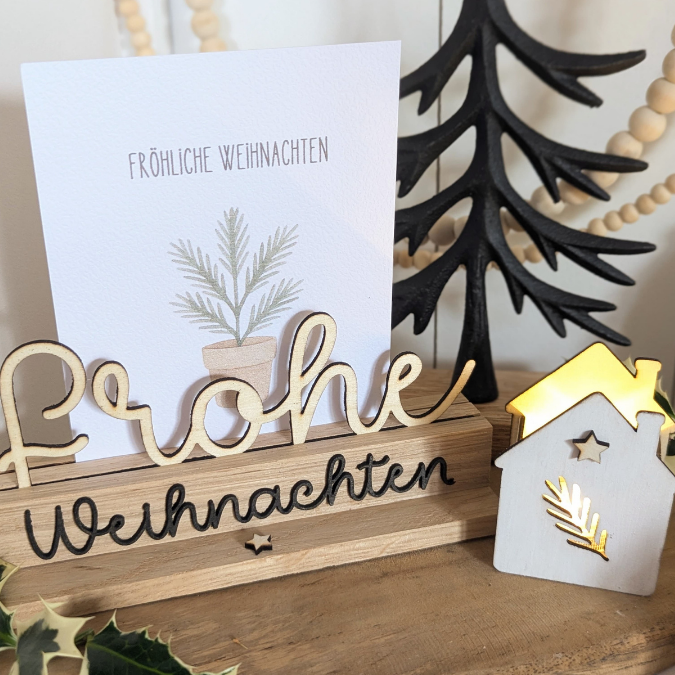 SVG Laserdatei 6 Designs Häuser Mini Haus zum füllen mit Blumen, Geld oder Ballonlicht Weihnachten Winter Mitbringsel SVG-Datei – Bild 10