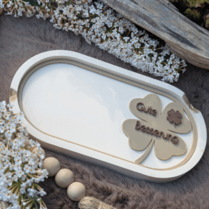 STL 3D Druck Datei 6er Set Trauer Licht und Gute Besserung Anteilnahme Mutmacher Einleger für ovale Dekoteller 3D-Datei 3D-Druck Vorlage