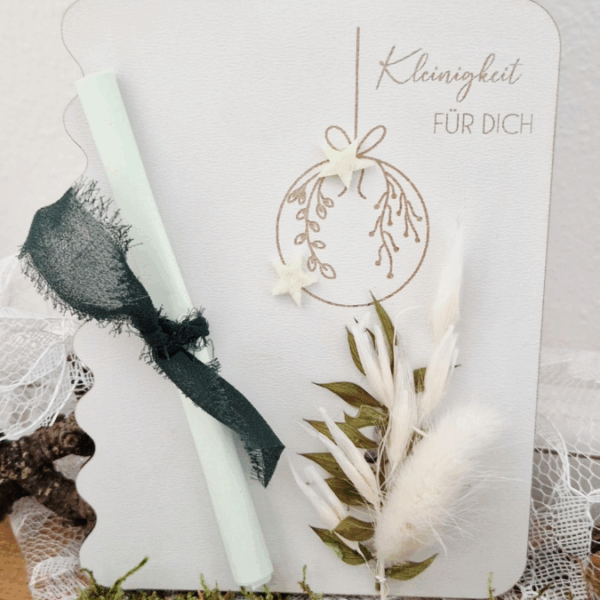 6 Designs Laserdatei Halter für Kerzen, Kerzenständer Geld Verpackung für Gutscheine Kleinigkeiten Weihnachten Nikolaus Christkind SVG Datei – Bild 16