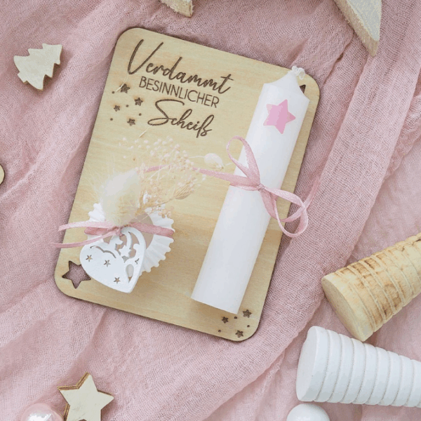 6 Designs Laserdatei Halter für Kerzen, Kerzenständer Geld Verpackung für Gutscheine Kleinigkeiten Weihnachten Nikolaus Christkind SVG Datei – Bild 5