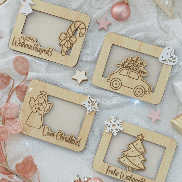 12 Designs Laserdatei Verpackung für Gutscheinkarten Gutscheine Geld Weihnachten Nikolaus Christkind Geldgeschenk Wunschgutschein SVG Datei – Bild 6