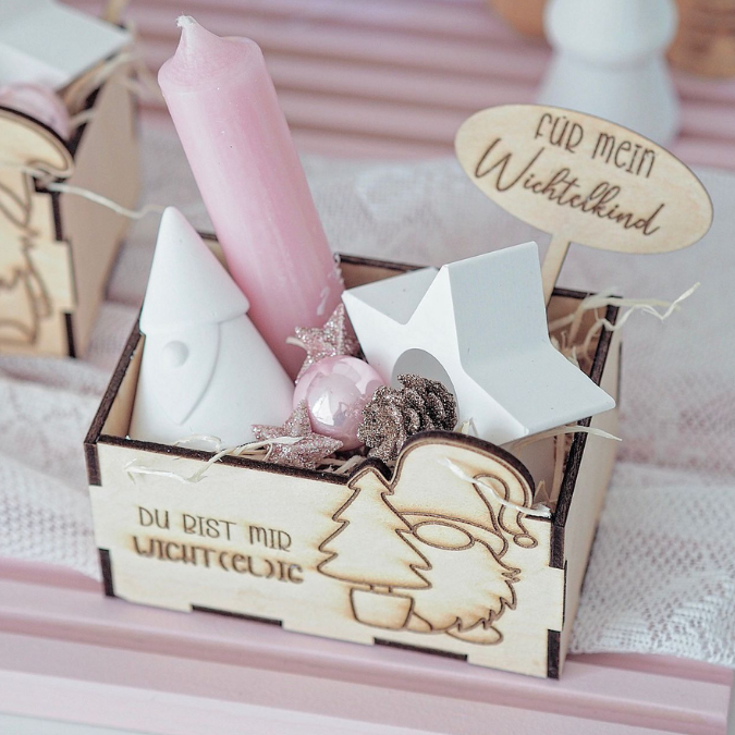 3mm und 4mm Wichtelbox Geschenkbox für Kleinigkeiten Wichtel Wichtelgeschenk SVG Laser Datei Weihnachten Wichtelidee Geschenkidee wichtelig – Bild 15