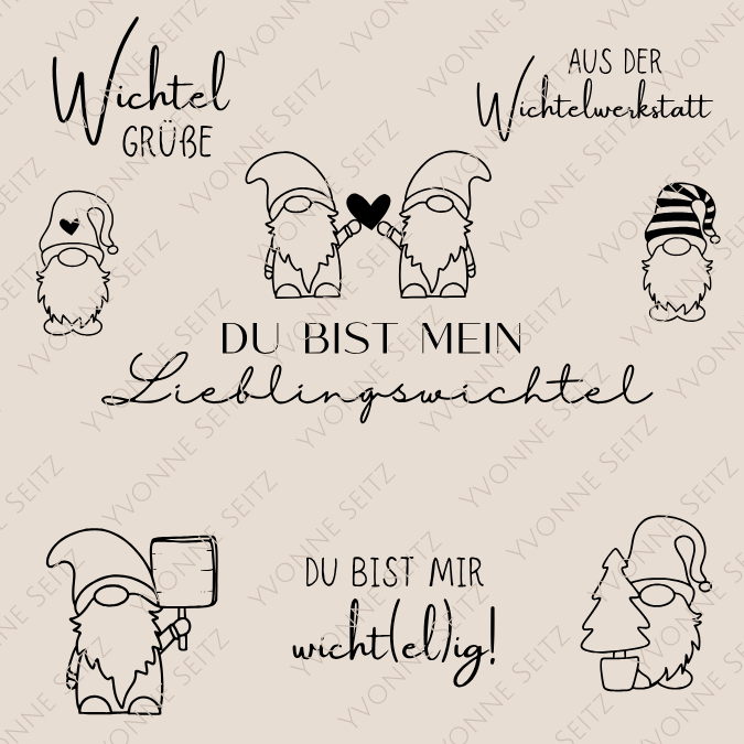 Wichtel Weihnachten SVG Laser Datei Gravur Wichtelig Laserdatei Plotterdatei Weihnachtsgravuren wichteln Wichtelgeschenk