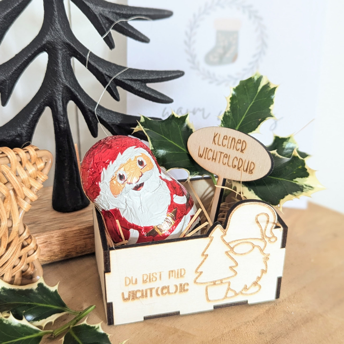 Wichtelbox Geschenkbox für Kleinigkeiten 3mm und 4mm Wichtel Wichtelgeschenk SVG Laser Datei Weihnachten Wichtelidee Geschenkidee wichtelig – Bild 17
