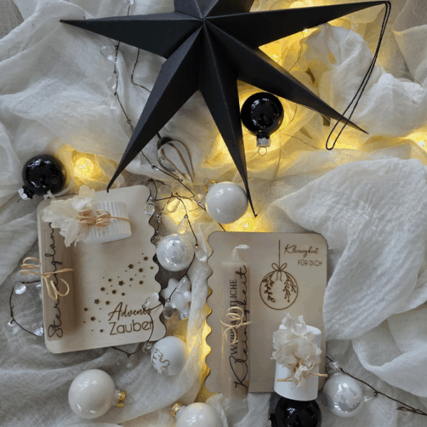 6 Designs Laserdatei Halter für Kerzen, Kerzenständer Geld Verpackung für Gutscheine Kleinigkeiten Weihnachten Nikolaus Christkind SVG Datei – Bild 14