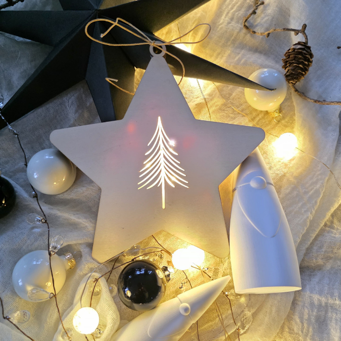 Lichtsterne Leuchtsterne 12 Designs Sterne zum beleuchten SVG Laser Datei Weihnachten Transparentpapier Leuchtdatei Weihnachtsdeko – Bild 19