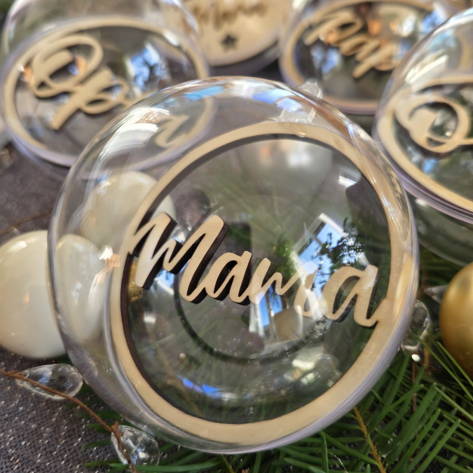 24 Acrylkugel Einleger 24 verschiedene Designs und 4 Außenkränze Inlay für Baumkugeln Christbaumkugeln Acrylkugeln zum aufhängen Laserdatei skalierbar – Bild 15