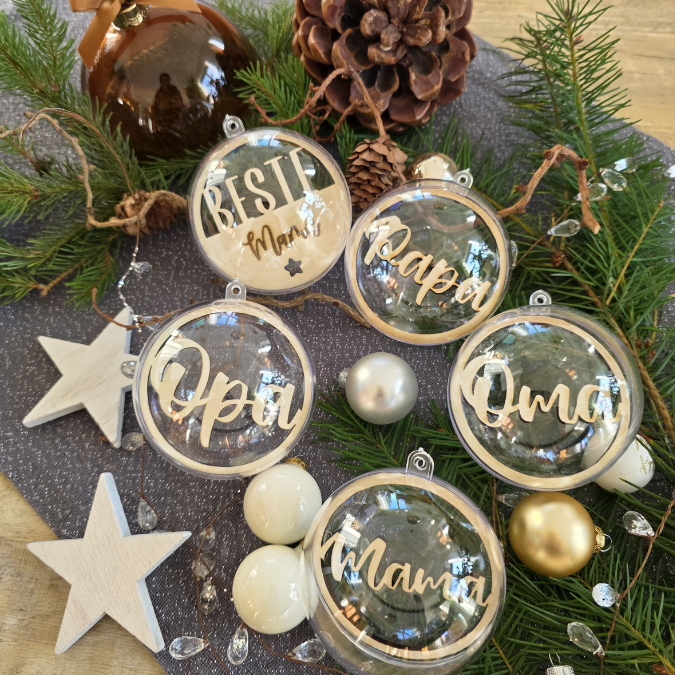 24 Acrylkugel Einleger 24 verschiedene Designs und 4 Außenkränze Inlay für Baumkugeln Christbaumkugeln Acrylkugeln zum aufhängen Laserdatei skalierbar – Bild 19