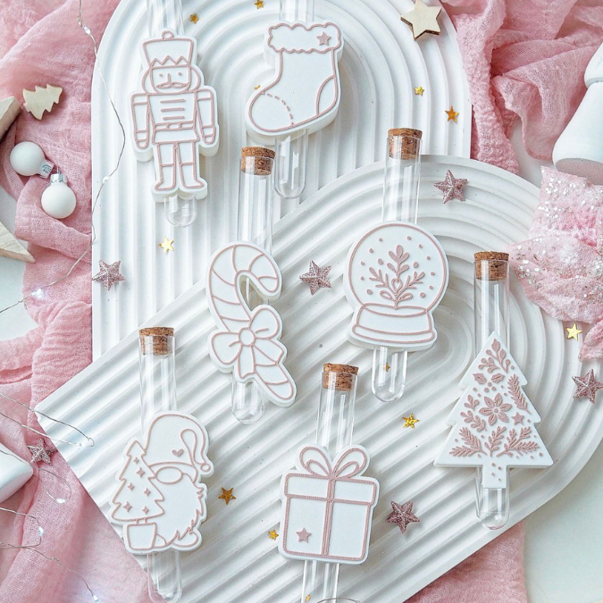 STL 3D Druck Datei 13 Designs in 3 Größen Weihnachten Aufschieber Wunscherfüller für Reagenzglas Geldgeschenk Winter 3D-Druck Gutscchein – Bild 9