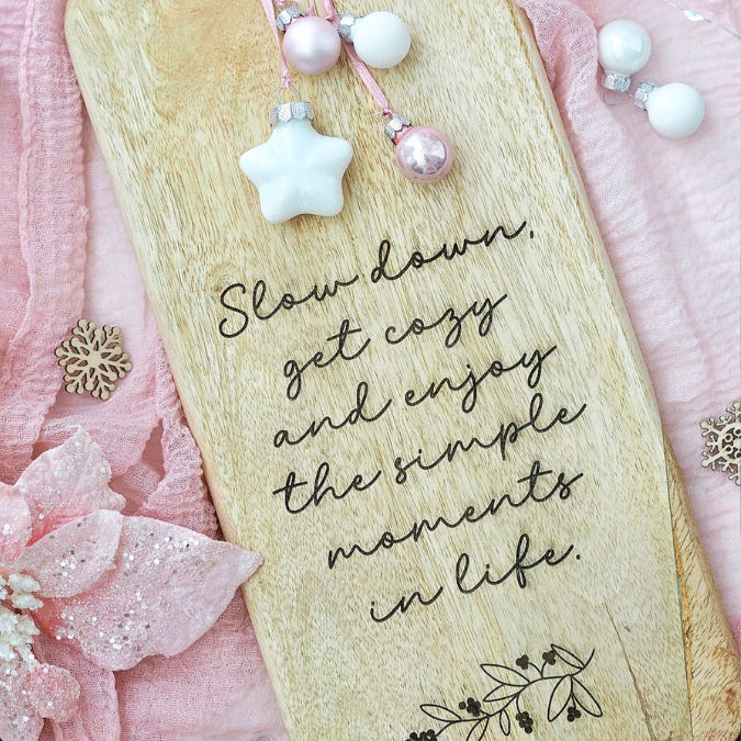Christmas SVG Laser Datei Gravur Weihnachtsdatei Laserdatei Plotterdatei Weihnachtsgravuren english quotes Cozy slow down christmasfeeling – Bild 9