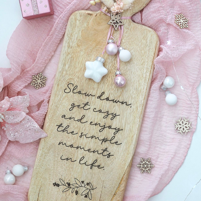 Christmas SVG Laser Datei Gravur Weihnachtsdatei Laserdatei Plotterdatei Weihnachtsgravuren english quotes Cozy slow down christmasfeeling – Bild 2