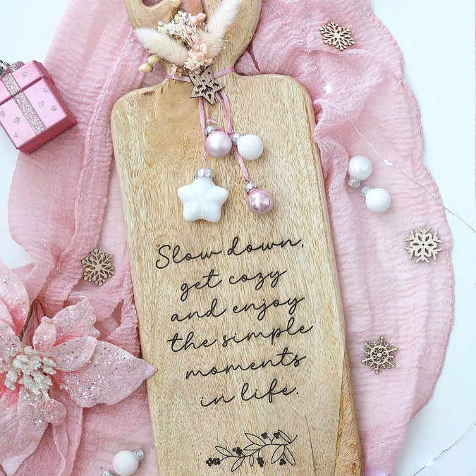 Christmas SVG Laser Datei Gravur Weihnachtsdatei Laserdatei Plotterdatei Weihnachtsgravuren english quotes Cozy slow down christmasfeeling – Bild 7