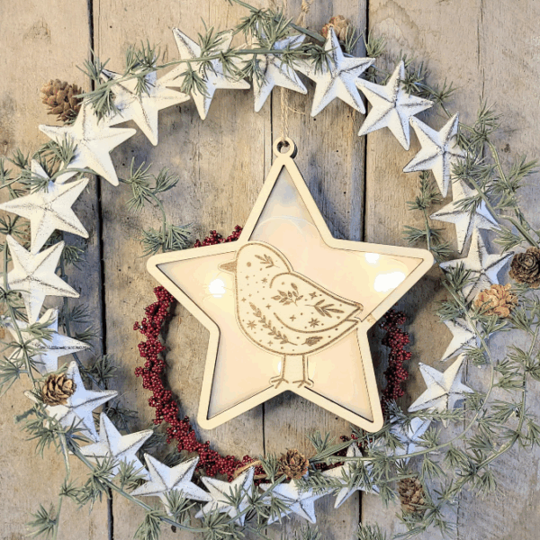 12 Designs Lichtsterne Leuchtsterne Sterne zum beleuchten SVG Laser Datei Weihnachten Transparentpapier Leuchtdatei Weihnachtsdeko – Bild 6