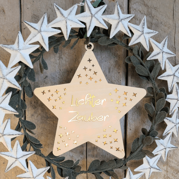12 Designs Lichtsterne Leuchtsterne Sterne zum beleuchten SVG Laser Datei Weihnachten Transparentpapier Leuchtdatei Weihnachtsdeko – Bild 10